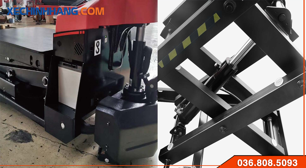 Thiết kế của bàn nâng điện 500kg Hangcha