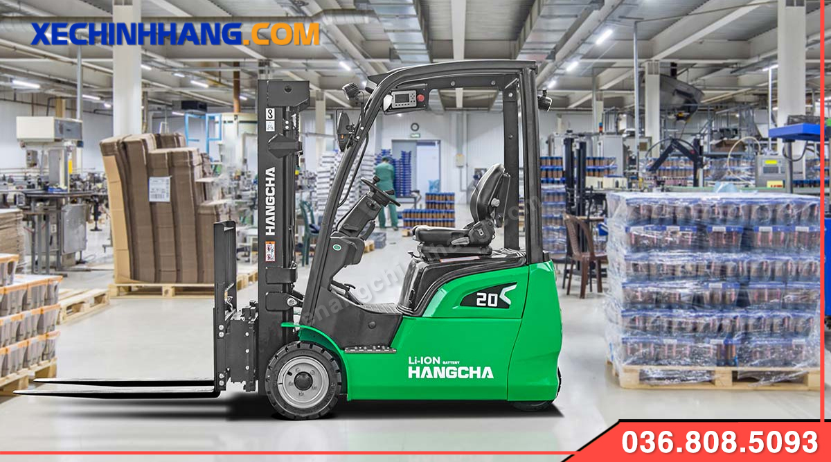 Xe Nâng Điện 3 bánh 2 tấn dòng XC