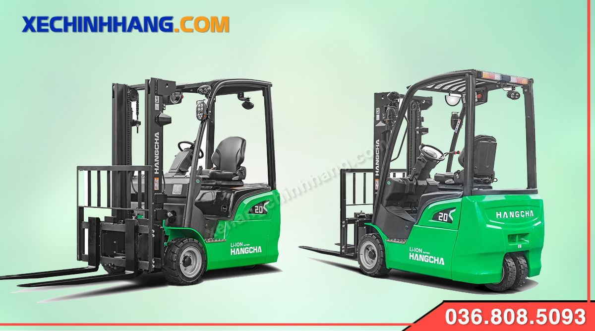 Xe nâng nâng 2 tấn 3 bánh