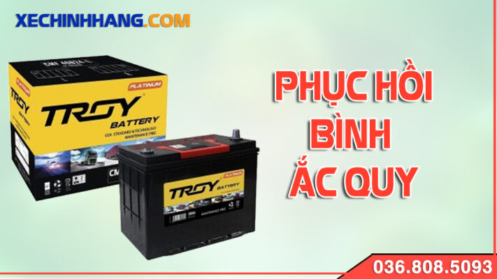Cách phục hồi bình ắc quy