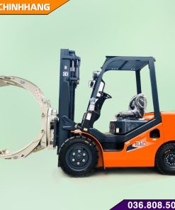 Xe nâng kẹp giấy