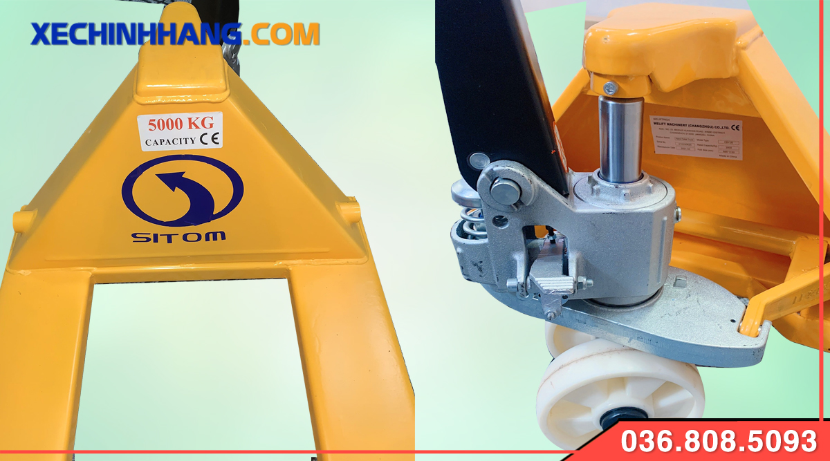 Cấu tạo xe nâng tay 5 tấn