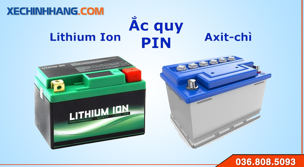 Pin Lithium-ion và ắc quy axit-chì