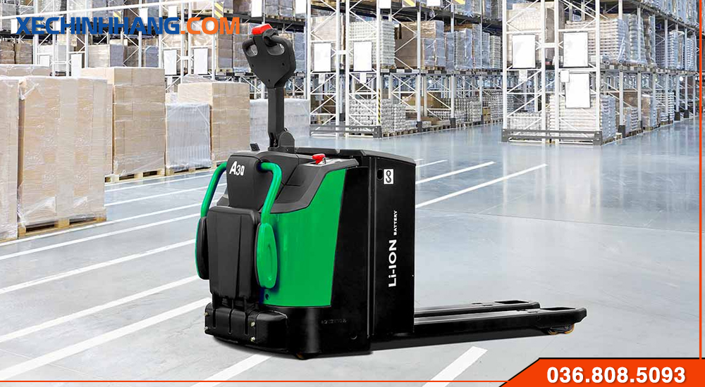 Xe nâng tay điện 3 tấn Li-ion Hangcha (Pallet Truck)