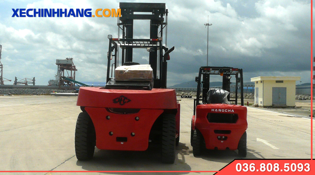 Bộ đôi xe nâng dầu 16 tấn - 5 tấn