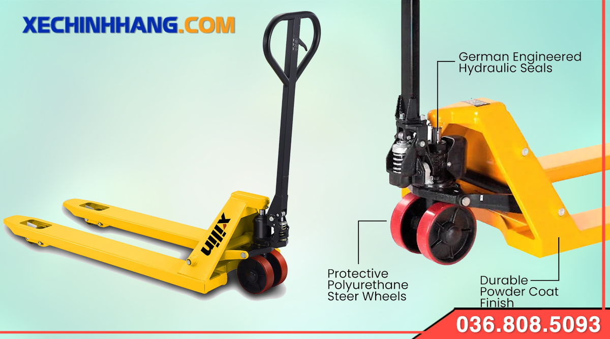 Cấu tạo Xe nâng tay thấp 1 tấn
