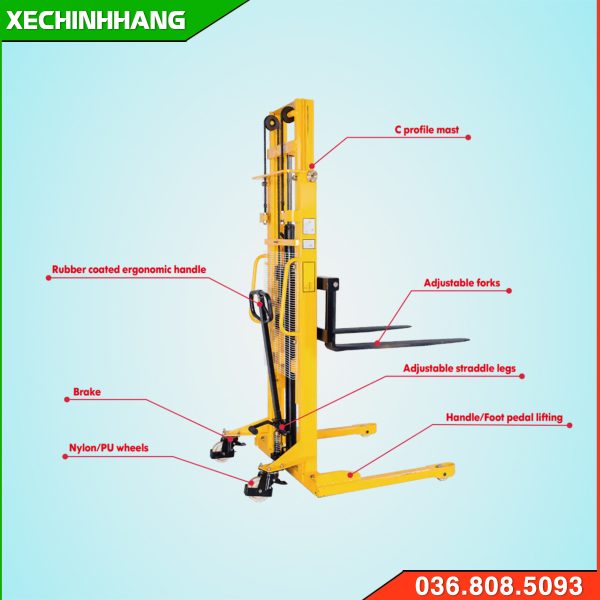 Cấu tạo xe nâng tay cao 2 tấn