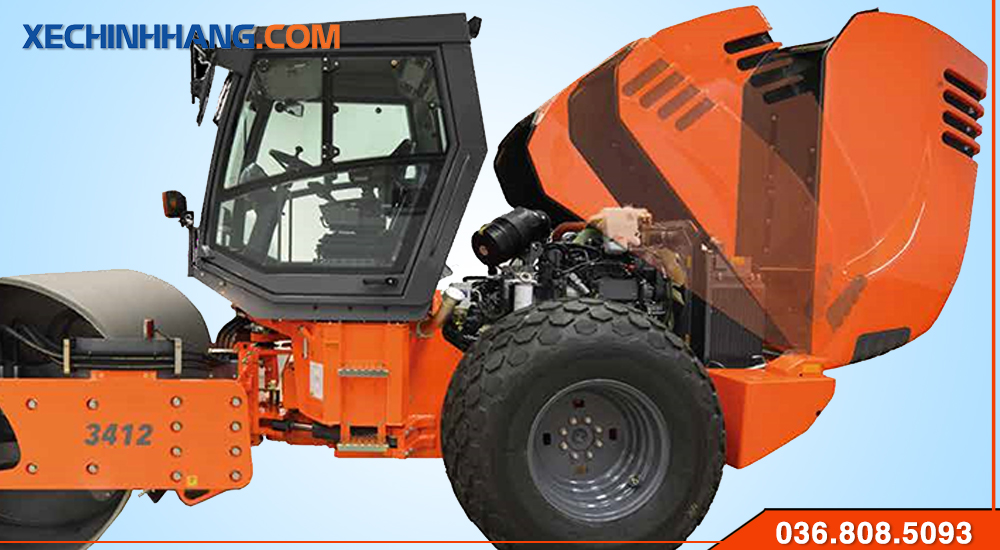 Nắp cabin của Máy Lu Bánh Thép 16 Tấn