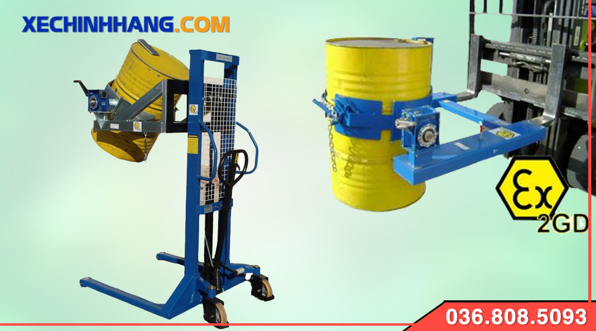Xe Nâng Tay Cao 2m kẹp phi