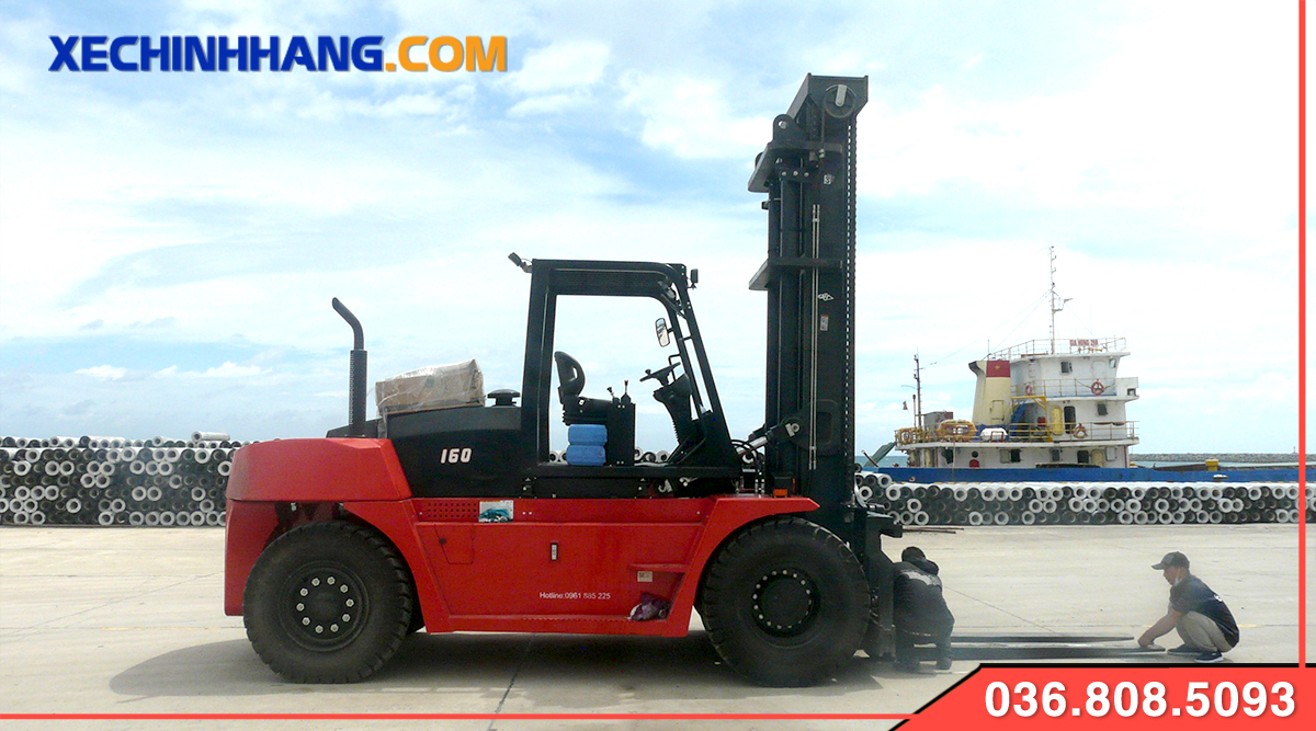 Xe nâng ầu 14 tấn nhập khẩu Hangcha