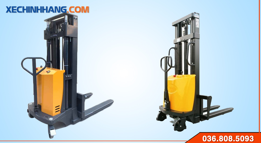 Xe nâng điện bán tự động 3 tấn