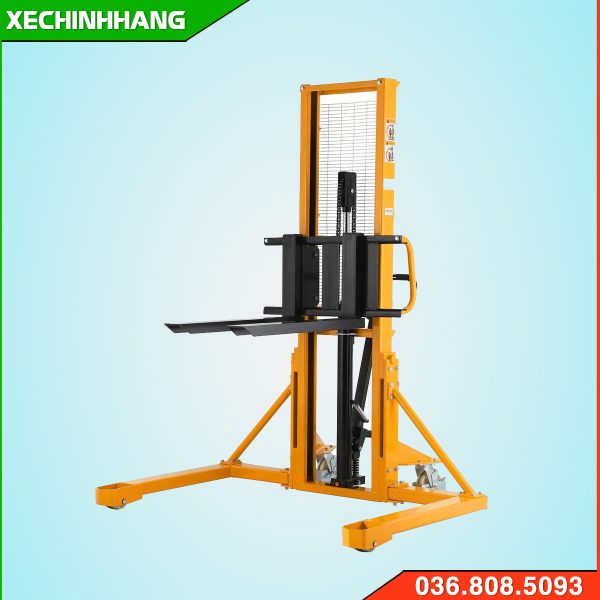 Xe nâng tay cao 1.5 tấn càng rộng
