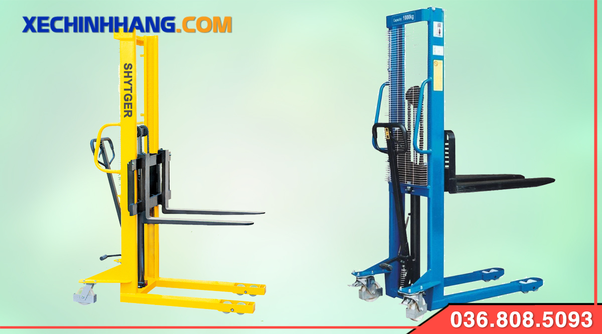 Xe nâng tay cao 2 tấn Shytger gà Nuili