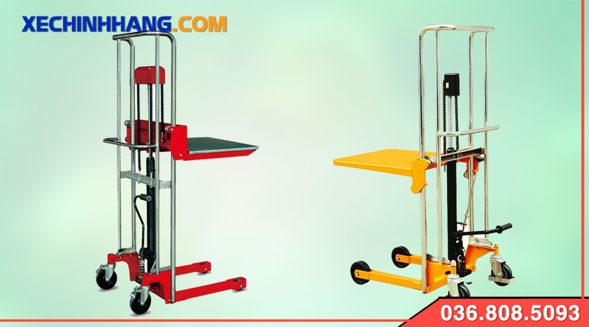 Xe nâng tay cao mini 200kg