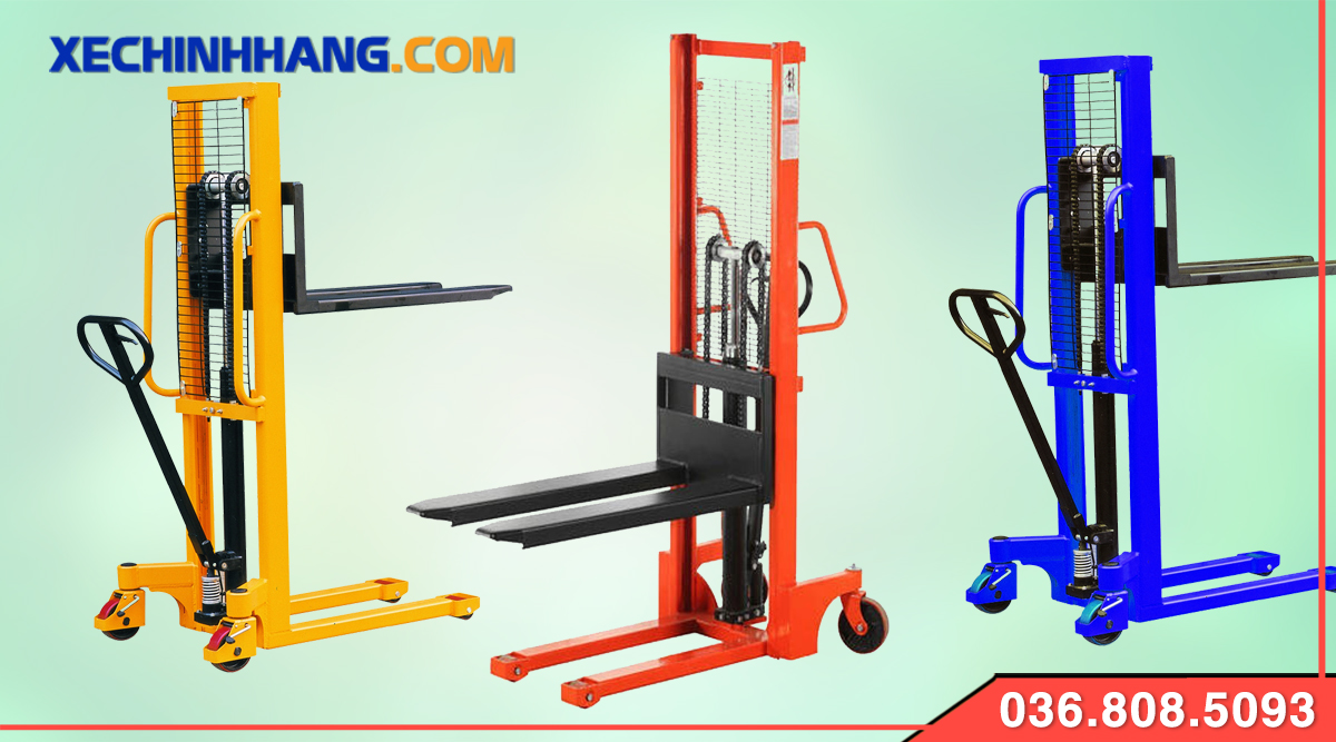 xe nâng tay cao 2 tấn nâng cao 2m