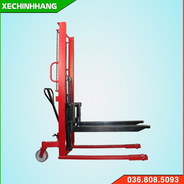 xe nâng tay cao mini 200kg Càng dài