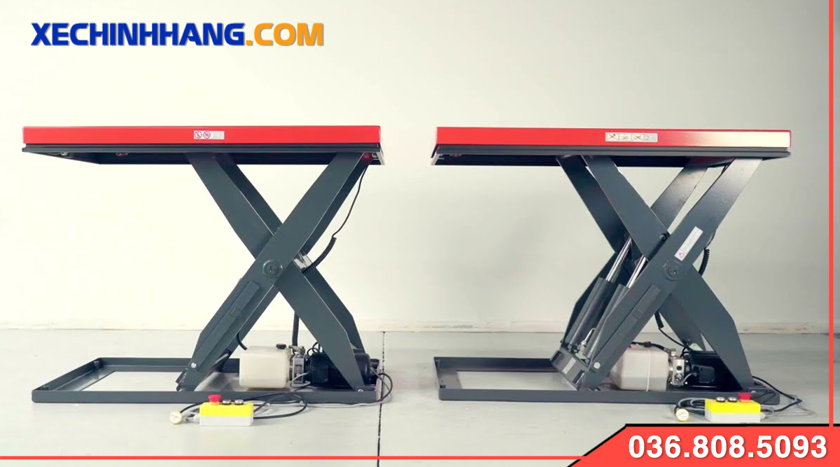 Bàn nâng thuỷ lực điện 2000kg
