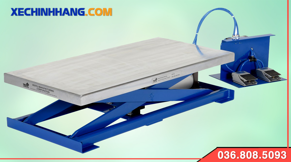 bàn nâng thủy lực 2000kg điện