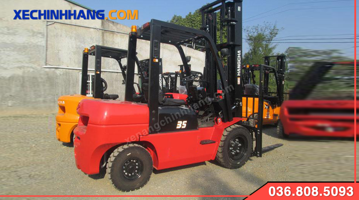 Bãi xe nâng dầu 3.5 tấn