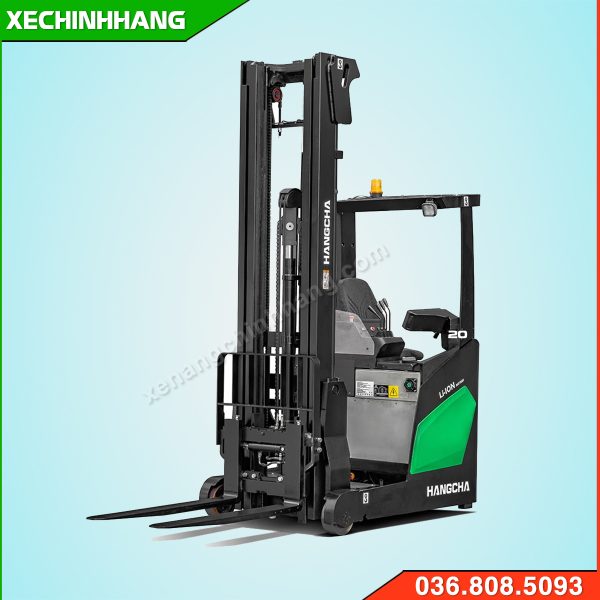 Xe nâng điện cao 6m Reach truck 2 tấn