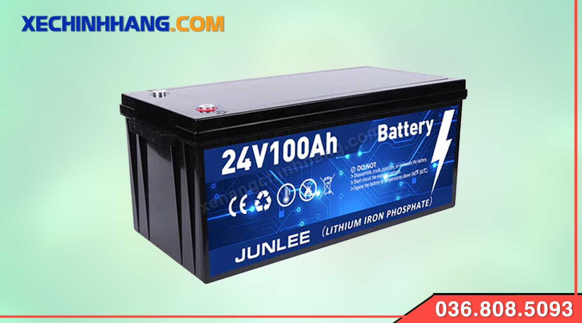 Bình điện Lithium 24V 100Ah