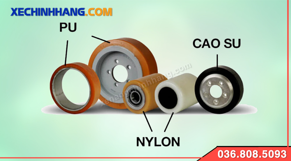 Các loại bánh xe nâng