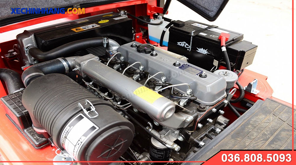 Hệ thống lọc gió kép của xe nâng dầu 2.5 tấn