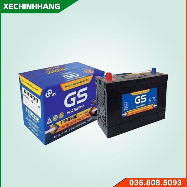 Mẫu bình ắc quy khô Gs 100AH