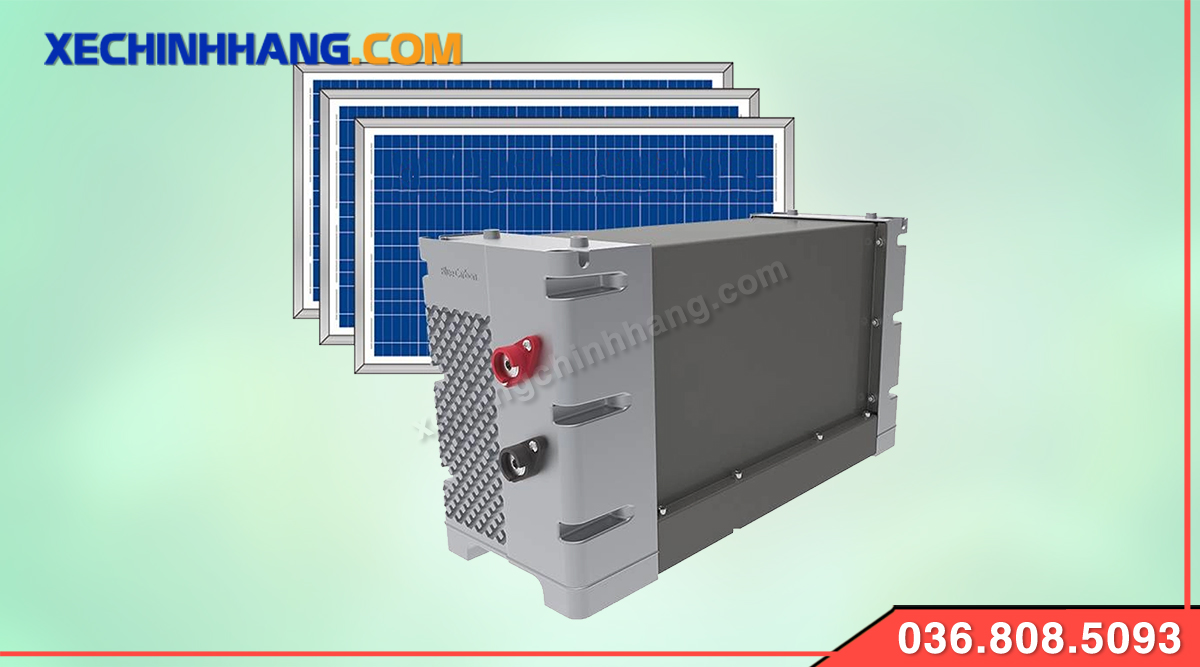 Pin Lithium 24V 100Ah Pin mat troi
