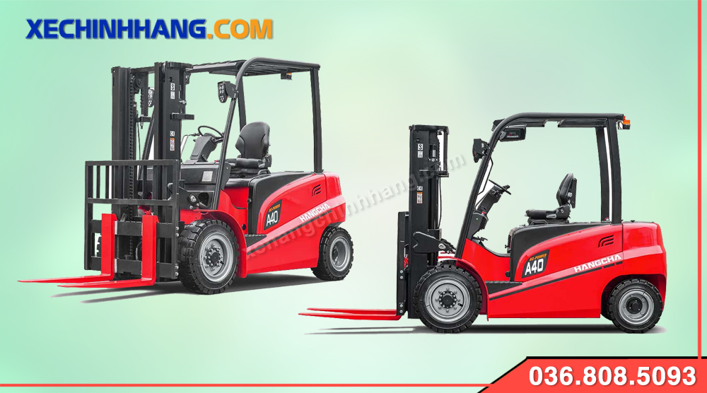 Thiết kế của xe nâng điện 4 tấn Hangcha