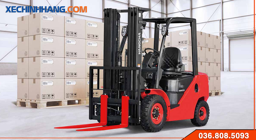 Xe nâng dầu diesel 2.5 tấn Hangcha