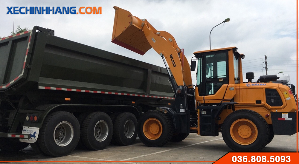 Cận cảnh máy xúc lật gầu 1.3 m3