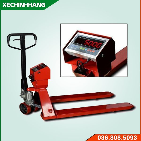 Xe nâng tay gắn cân 5000kg