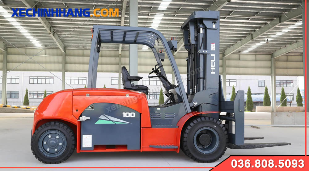 Xe nâng dầu 10 tấn động cơ isuzu