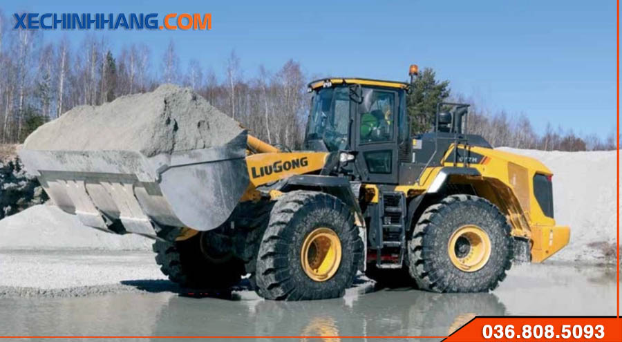 máy xúc đá Liugong 877h