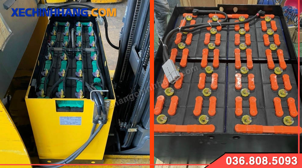 Một số mẫu bình ắc quy xe nâng điện