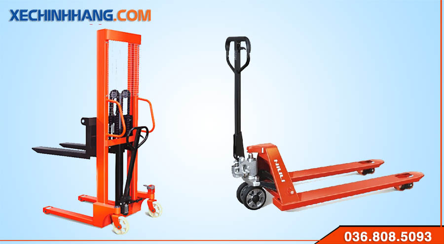 Xe kích tay 3 tấn cao, thấp
