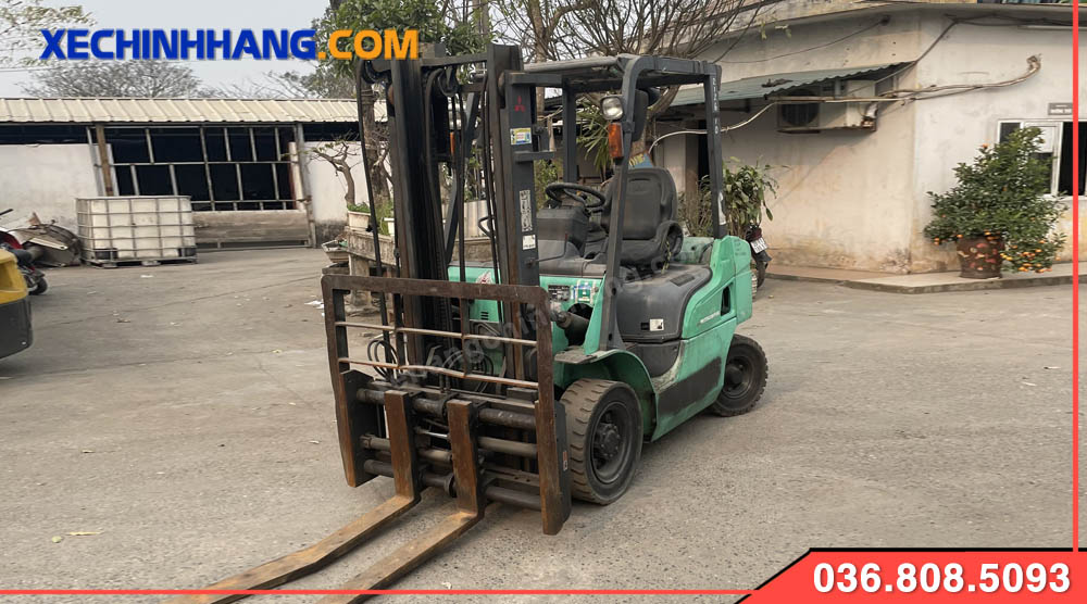 Xe nâng dầu 2 tấn cũ Mitsubishi