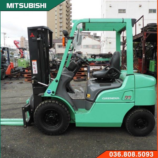 Xe nâng misubishi 2 tấn cũ