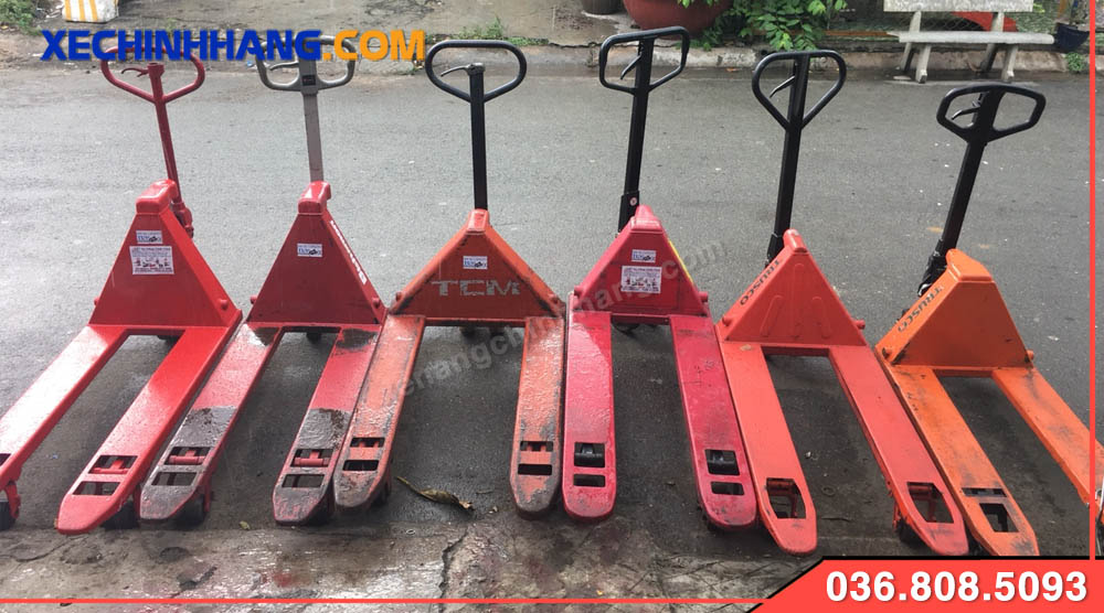 Xe nâng tay cũ 1 tấn