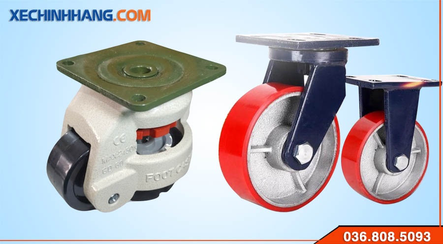 Bánh xe chịu lực 1000kg lõi nhôm
