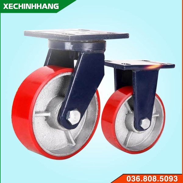 Bánh xe chịu tải 1000kg thân nhôm
