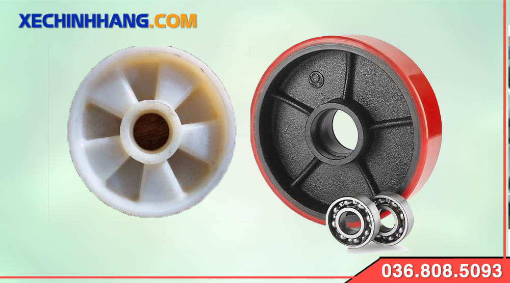 Bánh xe nâng tay 180x50mm