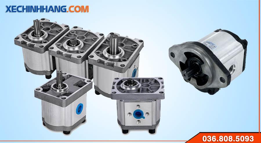 Bơm thủy lực bánh răng đơn công suất nhỏ
