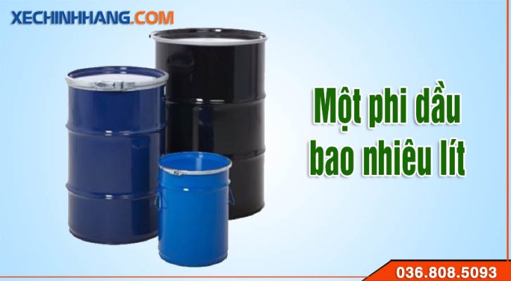 Mot phi dau bao nhieu lit