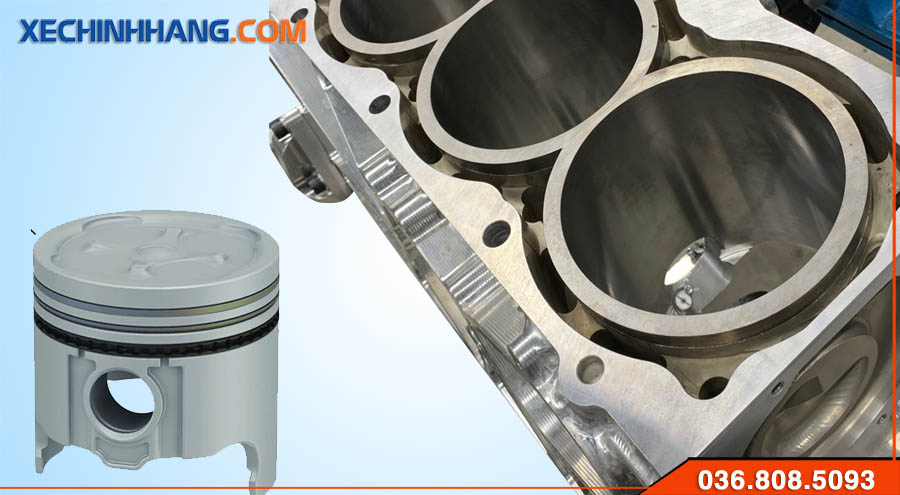 Piston và xilanh nồi hơi xe nâng