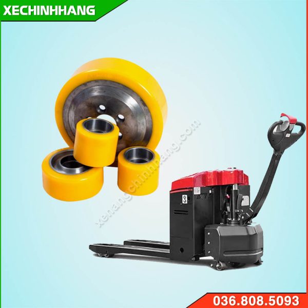 bánh xe nâng tay thấp chạy điện