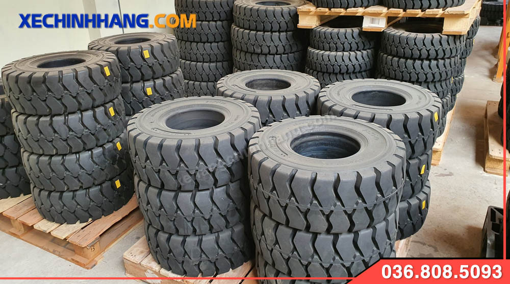 kho lốp đặc xe nâng 650-10