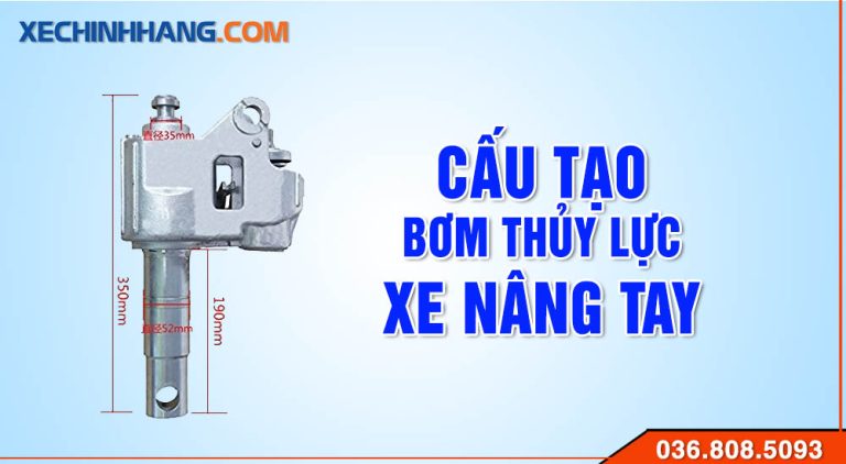 Cấu tạo bơm thủy lực xe nâng tay cơ