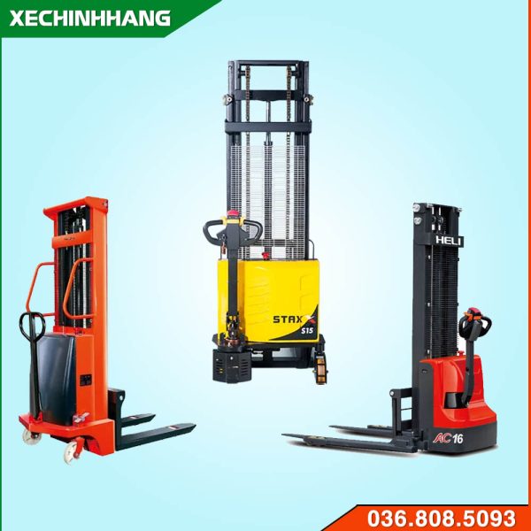 Xe nâng điện đẩy tay cao
